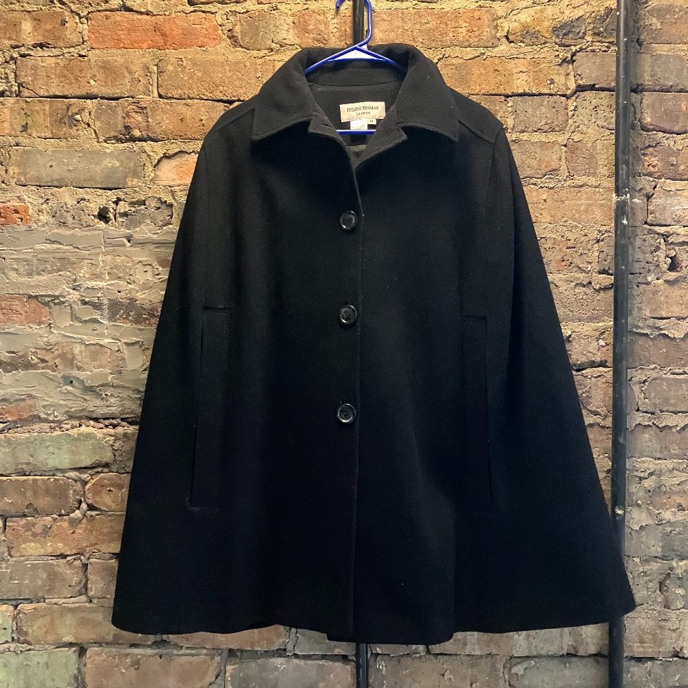 Helene Berman Wool and Cashmere Cape